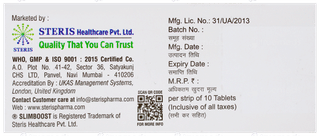 Slimboost Ctstat 120mg Tablet 10